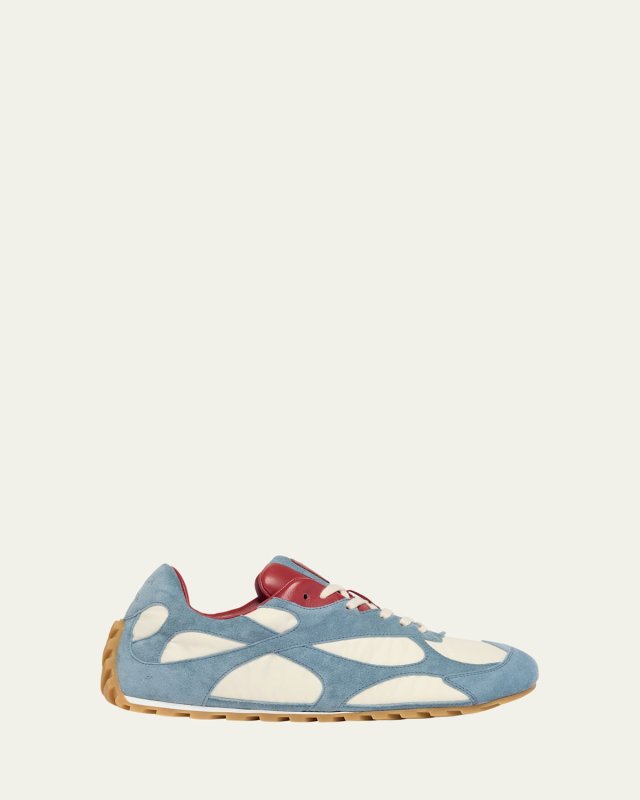 Orbit Lite Lace-Up Suede and Nylon Sneakers